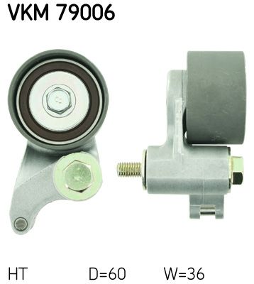 Tensioner Pulley, timing belt SKF VKM 79006