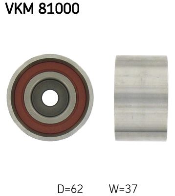 Deflection/Guide Pulley, timing belt SKF VKM 81000