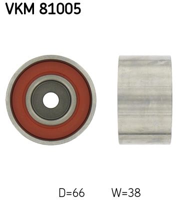 Deflection/Guide Pulley, timing belt SKF VKM 81005
