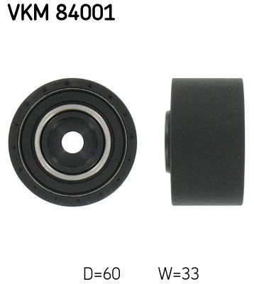 Deflection/Guide Pulley, timing belt SKF VKM 84001