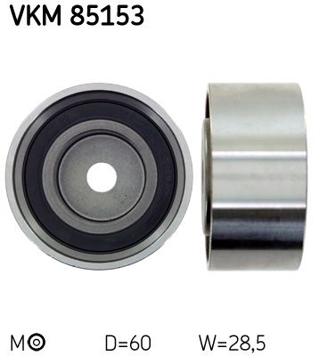 SKF VKM 85153 Deflection/Guide Pulley, timing belt