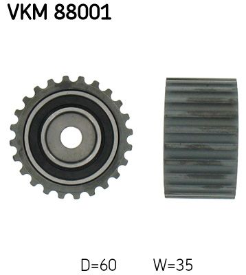 SKF VKM 88001 Deflection/Guide Pulley, timing belt