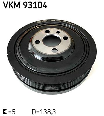 Belt Pulley, crankshaft SKF VKM 93104