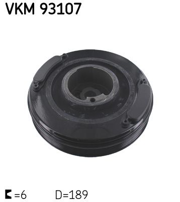 Belt Pulley, crankshaft SKF VKM 93107