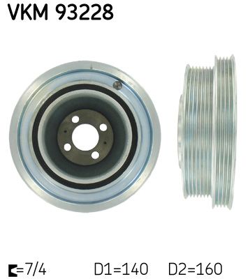 SKF VKM 93228 Belt Pulley, crankshaft