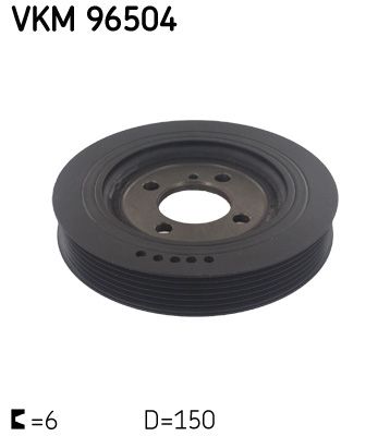 SKF VKM 96504 Belt Pulley, crankshaft