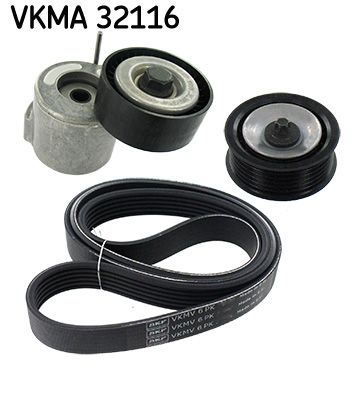SKF VKMA 32116 V-Ribbed Belt Set