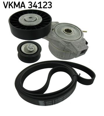SKF VKMA 34123 V-Ribbed Belt Set