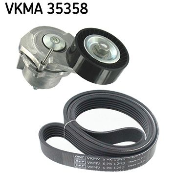 SKF VKMA 35358 V-Ribbed Belt Set