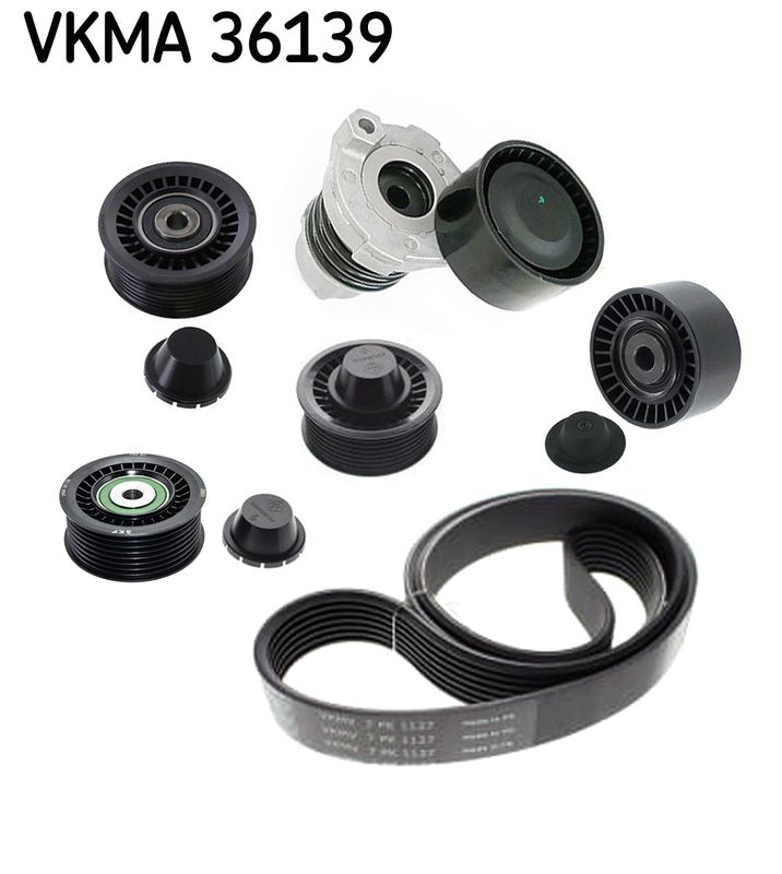 SKF VKMA 36139 V-ribbed Belt Set