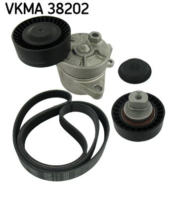 SKF VKMA 38202 V-Ribbed Belt Set