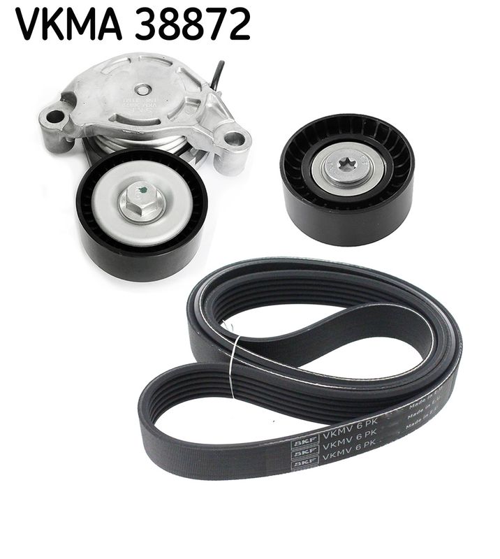 SKF VKMA 38872 V-ribbed Belt Set