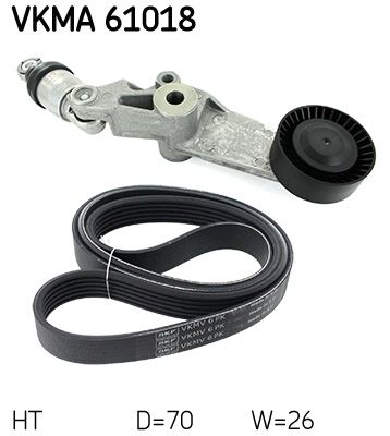 V-Ribbed Belt Set SKF VKMA 61018