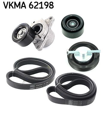 SKF VKMA 62198 V-Ribbed Belt Set