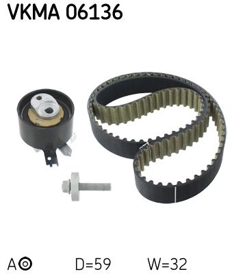 SKF VKMA 06136 Timing Belt Kit