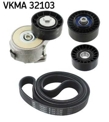 SKF VKMA 32103 V-Ribbed Belt Set