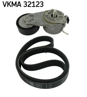 SKF VKMA 32123 V-Ribbed Belt Set