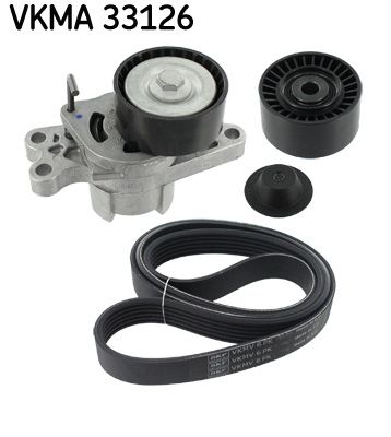 SKF VKMA 33126 V-Ribbed Belt Set
