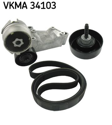 SKF VKMA 34103 V-Ribbed Belt Set