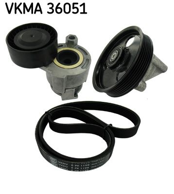 SKF VKMA 36051 V-Ribbed Belt Set