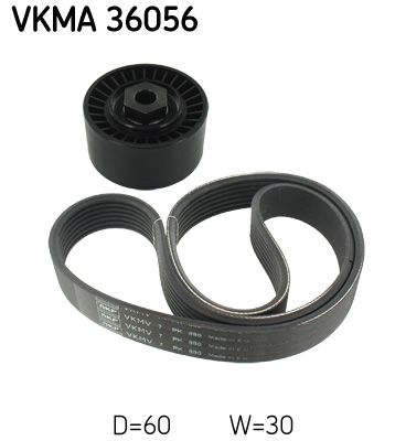 V-Ribbed Belt Set SKF VKMA 36056