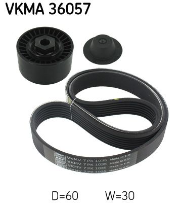 V-Ribbed Belt Set SKF VKMA 36057