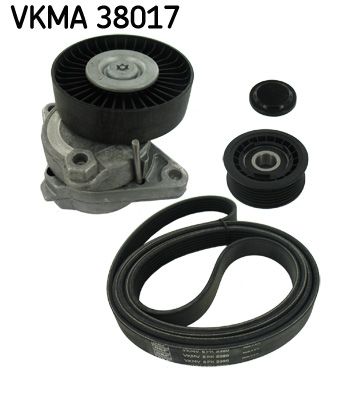 SKF VKMA 38017 V-Ribbed Belt Set