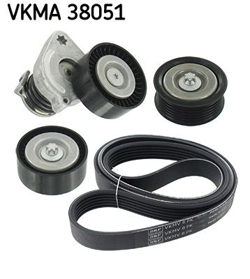 SKF VKMA 38051 V-Ribbed Belt Set
