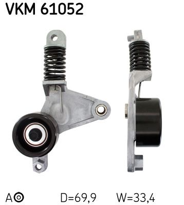 V-Ribbed Belt Set SKF VKMA 61117
