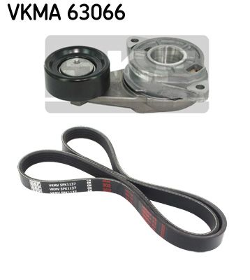 SKF VKMA 63066 V-Ribbed Belt Set