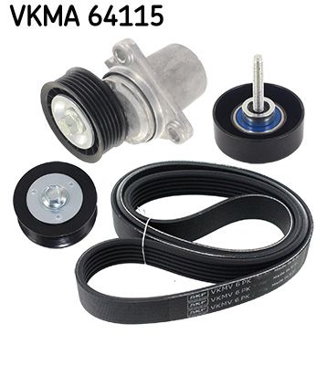 SKF VKMA 64115 V-Ribbed Belt Set