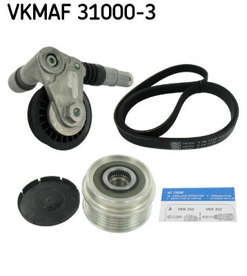 SKF VKMAF 31000-3 V-Ribbed Belt Set