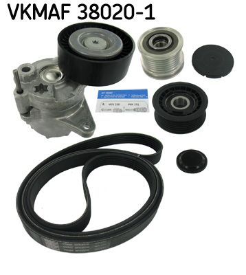 SKF VKMAF 38020-1 V-Ribbed Belt Set