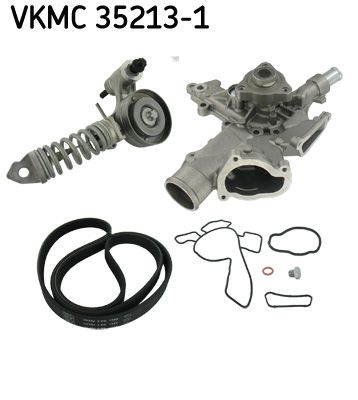 SKF VKMC 35213-1 Water Pump + V-Ribbed Belt Kit