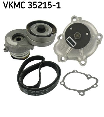 SKF VKMC 35215-1 Water Pump + V-Ribbed Belt Kit