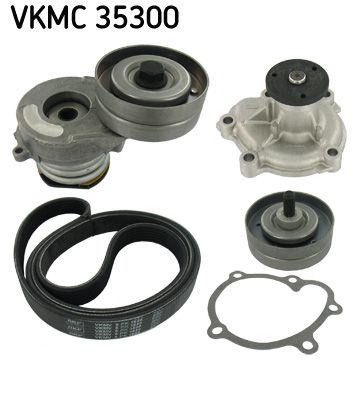 SKF VKMC 35300 Water Pump + V-Ribbed Belt Kit