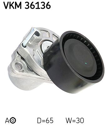 SKF VKMC 36334 Water Pump + V-Ribbed Belt Kit