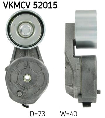 Tensioner Pulley, V-ribbed belt SKF VKMCV 52015