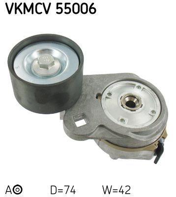 Tensioner Pulley, V-ribbed belt SKF VKMCV 55006