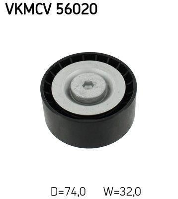SKF VKMCV 56020 Deflection/Guide Pulley, V-ribbed belt