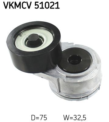 Tensioner Pulley, V-ribbed belt SKF VKMCV 51021