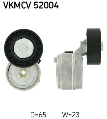 Tensioner Pulley, V-ribbed belt SKF VKMCV 52004