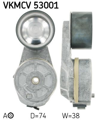 Tensioner Pulley, V-ribbed belt SKF VKMCV 53001