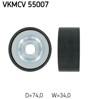 SKF VKMCV 55007 Deflection/Guide Pulley, V-ribbed belt