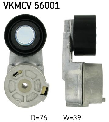 Tensioner Pulley, V-ribbed belt SKF VKMCV 56001