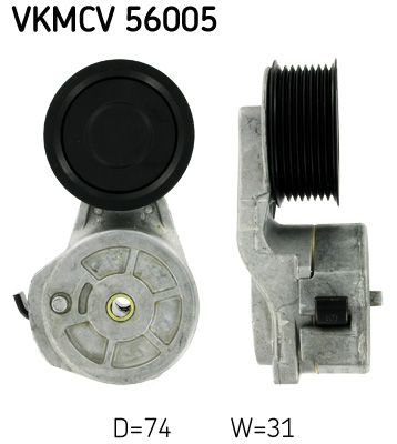 Tensioner Pulley, V-ribbed belt SKF VKMCV 56005