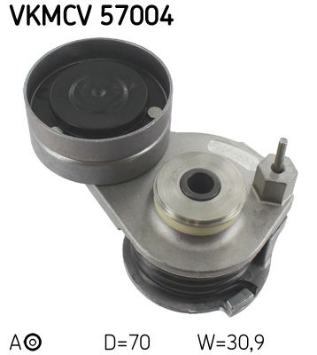 Tensioner Pulley, V-ribbed belt SKF VKMCV 57004