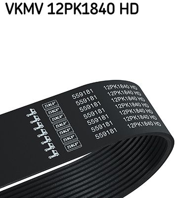 V-Ribbed Belt SKF VKMV 12PK1840 HD