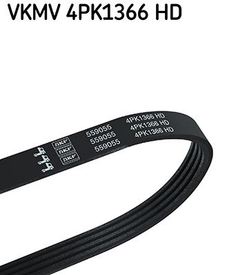 SKF VKMV 4PK1366 HD V-Ribbed Belt