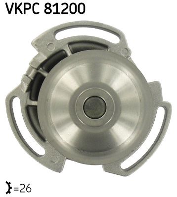 SKF VKPC 81200 Water Pump, engine cooling